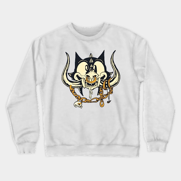 Felix The Motor Head Crewneck Sweatshirt by Simbada Darurat